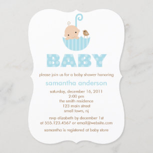 Sweet Boy Baby Shower Invitation