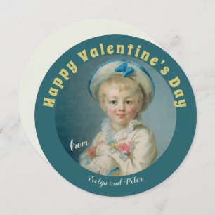 Sweet boy Pierrot Fragonard CC1074 Valentine Card