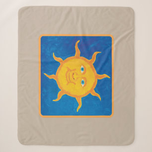 Sweet Boy's Sun Sherpa Blanket
