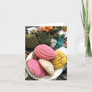 Sweet Bread Mexican Concha Holiday Card
