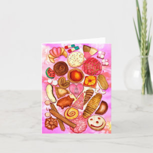 Sweet Bread Mexican Pan Dulce Holiday Card