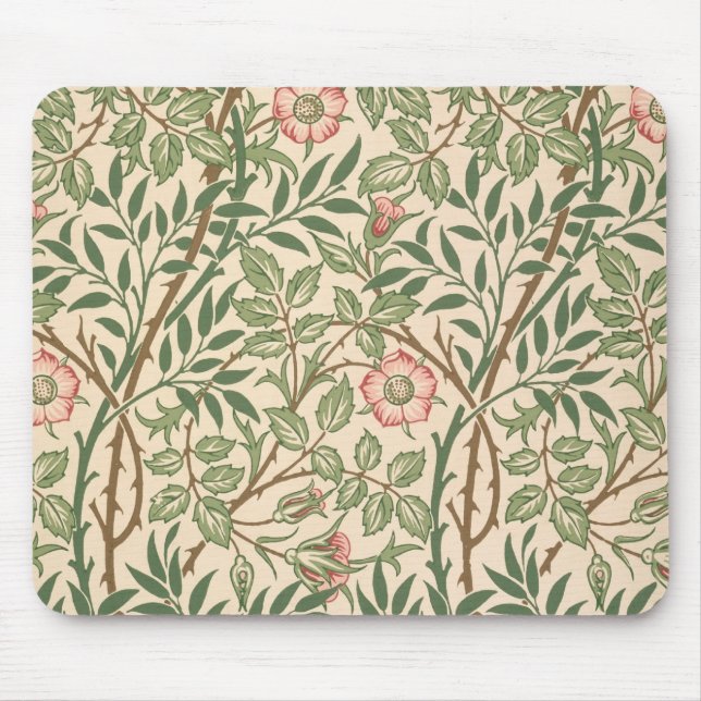 'Sweet Briar' design for wallpaper, printed by Joh Mouse Mat (Front)