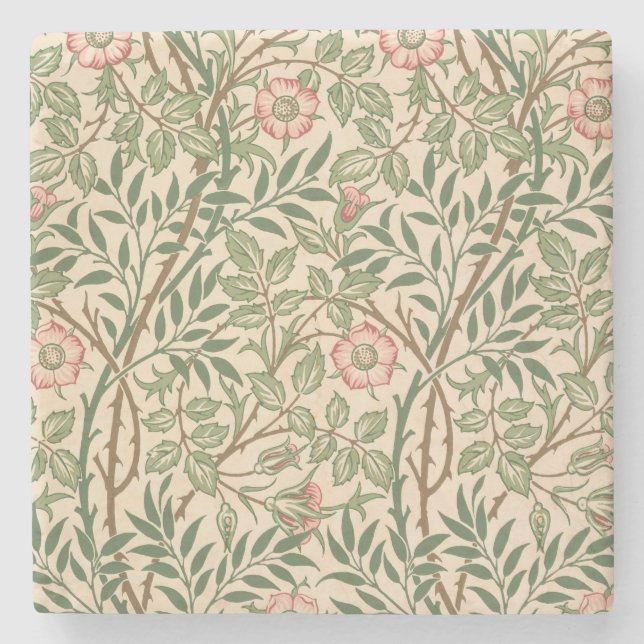 'Sweet Briar' design for wallpaper, printed by Joh Stone Coaster (Front)