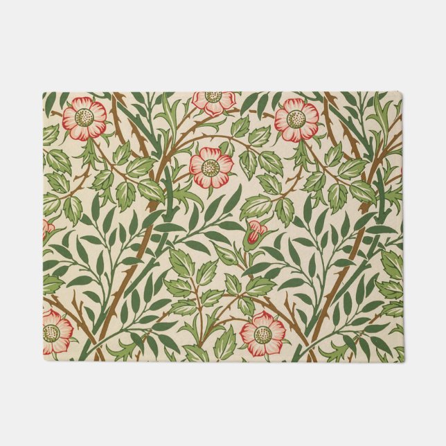 Sweet Briar William Morris Doormat (Front)