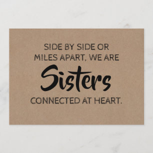 Sweet Bridesmaid / Maid of Honour Proposal Invitation