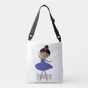 Sweet Brown Skin Girl Ballerina Tote Bag