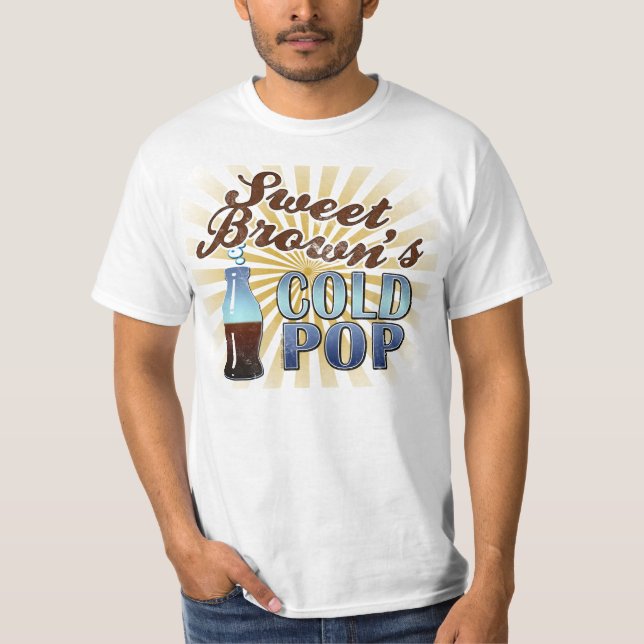Sweet Brown's Cold Pop Vintage Style T-Shirt (Front)
