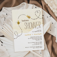 Sweet Bumblebee Couples Babee Shower