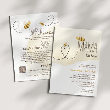 Sweet Bumblebee Mama To Bee All in One Baby Shower