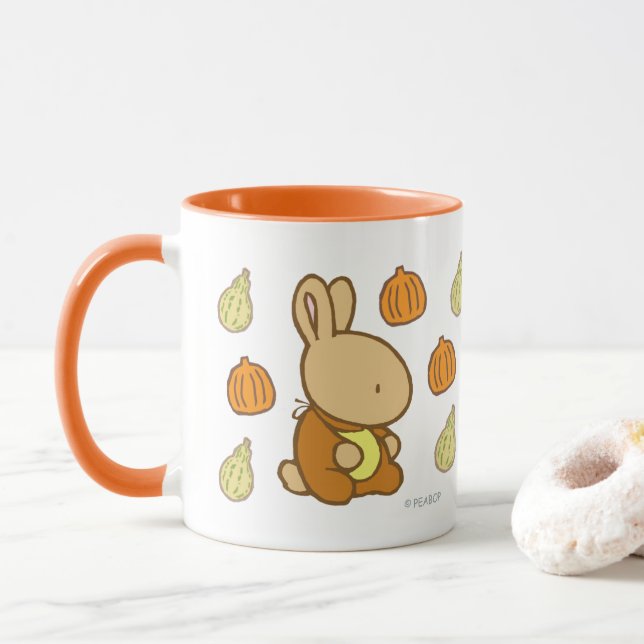Sweet Bunny Autumn Mug (With Donut)