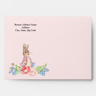 Sweet Bunny Baby Shower Envelope