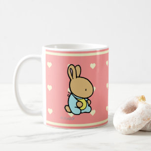 Sweet Bunny, Classic Mug with heart pattern