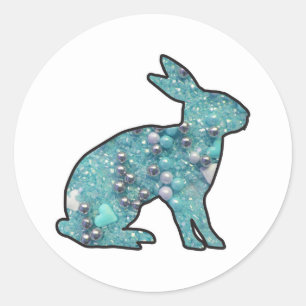 Sweet Bunny Classic Round Sticker