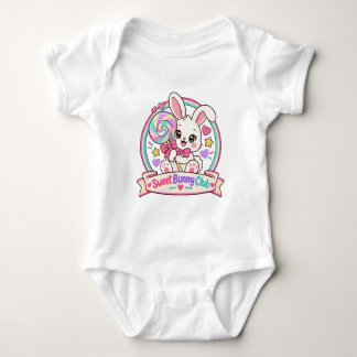 Sweet Bunny Club – Pastel Bunny Baby | Baby Girl Bodysuit