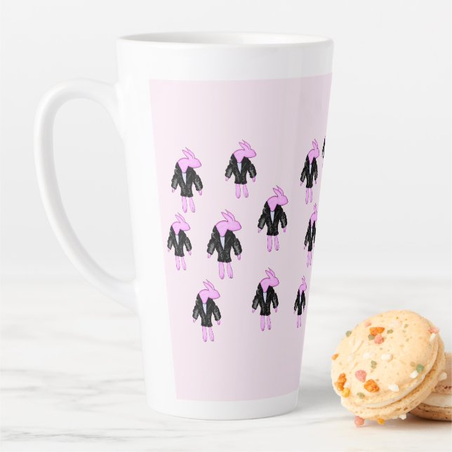 Sweet Bunny Cuteness Overload Latte Mug (In Situ)