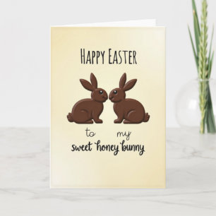 Sweet Bunny Happy Easter Card