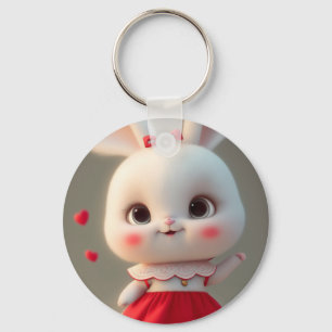 Sweet bunny key ring