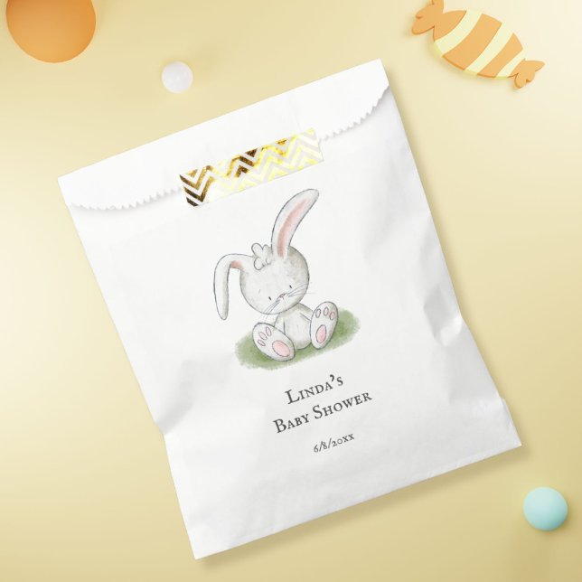 Sweet Bunny Rabbit Baby Shower Favour Bags (Creator Uploaded)