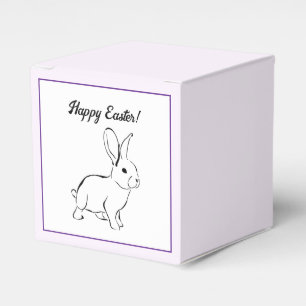 Sweet Bunny Rabbit, Cute Spring or Easter Cartoon Favour Box
