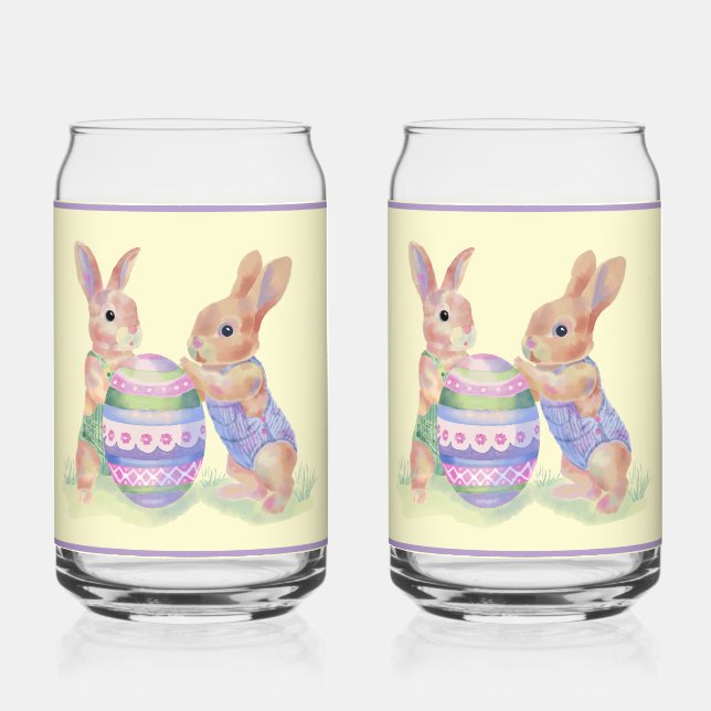 Sweet Bunny Soda Glass (Front)