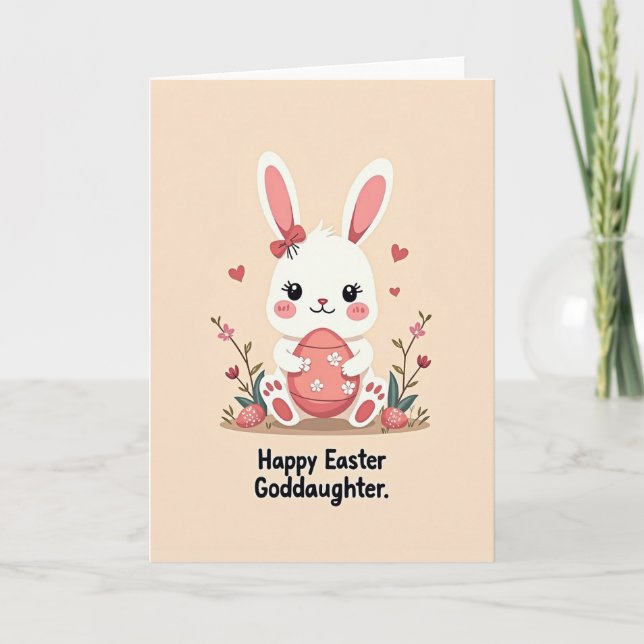 Sweet Bunny Spring Card (Front)