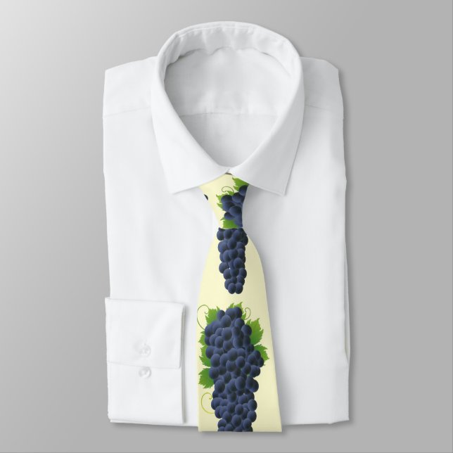 Sweet burgundy or  blue grapes for Wine Lover Tie (Tied)
