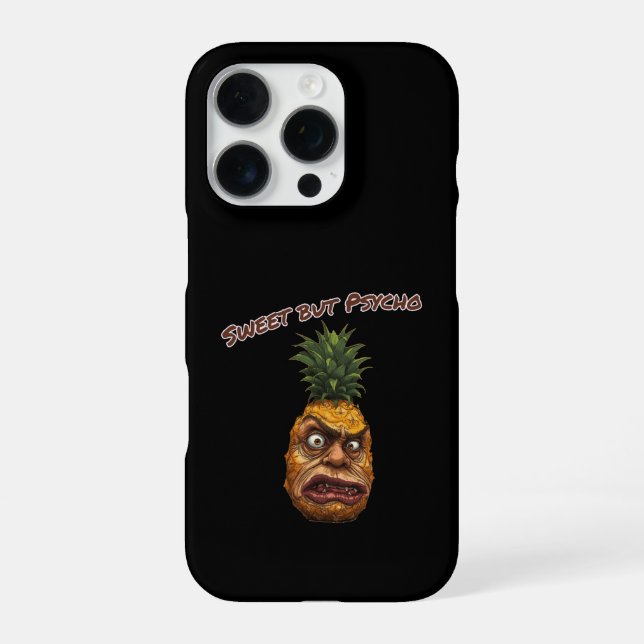 Sweet but Psycho Pineapple iPhone Case (Back)