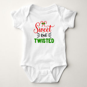 Sweet but twisted baby bodysuit