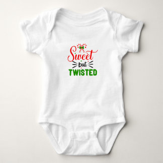Sweet but twisted baby bodysuit