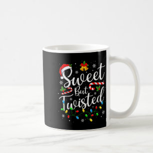 Sweet But Twisted Funny Christmas Candy Cane Xmas Coffee Mug