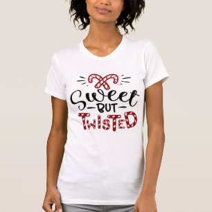 Sweet but Twisted Funny Christmas T-Shirt