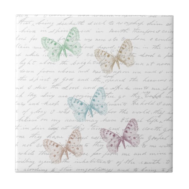 Sweet Butterflies Tile (Front)