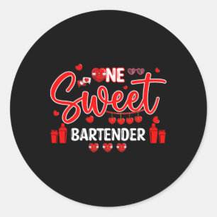 Sweet Byrtender Valentine's Day Hearts Proud Job T Classic Round Sticker