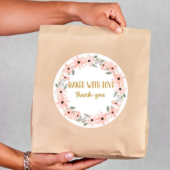 Sweet Cake "Baked with love" Sticker (Creator Uploaded)