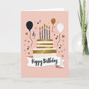 Sweet Cake Birthday Card
