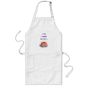 Sweet cake design long apron