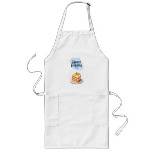 Sweet cake design long apron