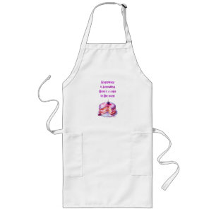 Sweet cake design long apron