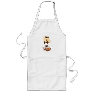 Sweet cake design long apron