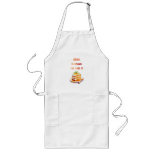 Sweet cake design long apron