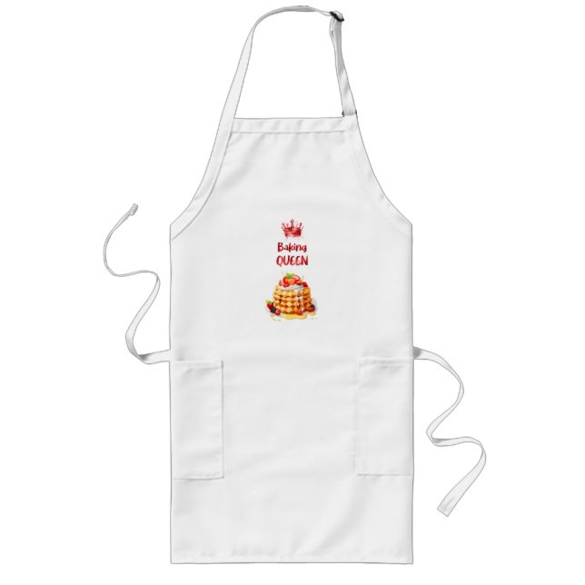 Sweet cake design long apron (Front)