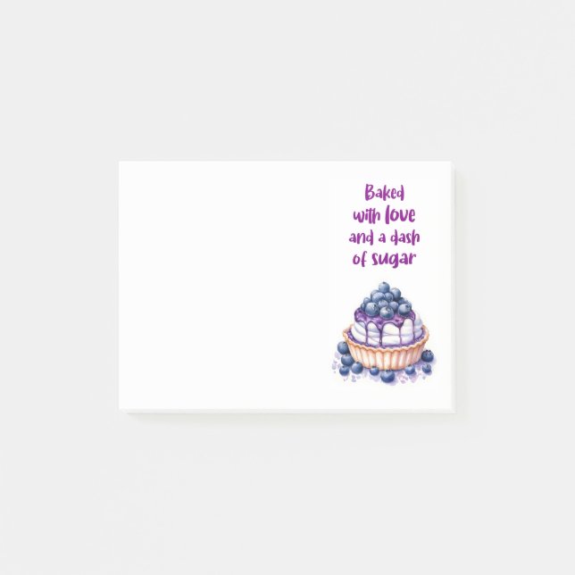 Sweet cake design  post-it notes (Front)