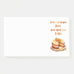 Sweet cake design post-it notes