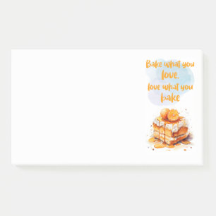 Sweet cake design post-it notes