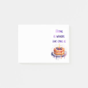 Sweet cake design  post-it notes