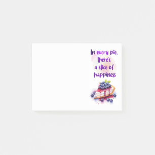 Sweet cake design post-it notes