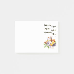 Sweet cake design post-it notes