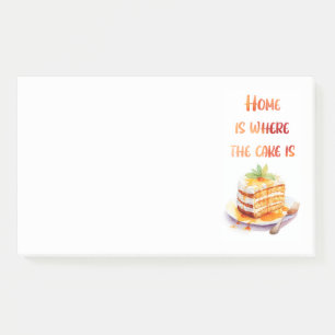 Sweet cake design  post-it notes