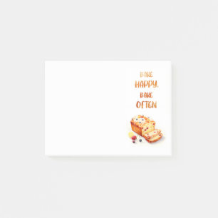 Sweet cake design post-it notes