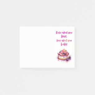 Sweet cake design  post-it notes